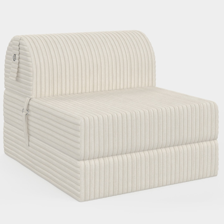 Sedia PALOMA in velluto a coste beige