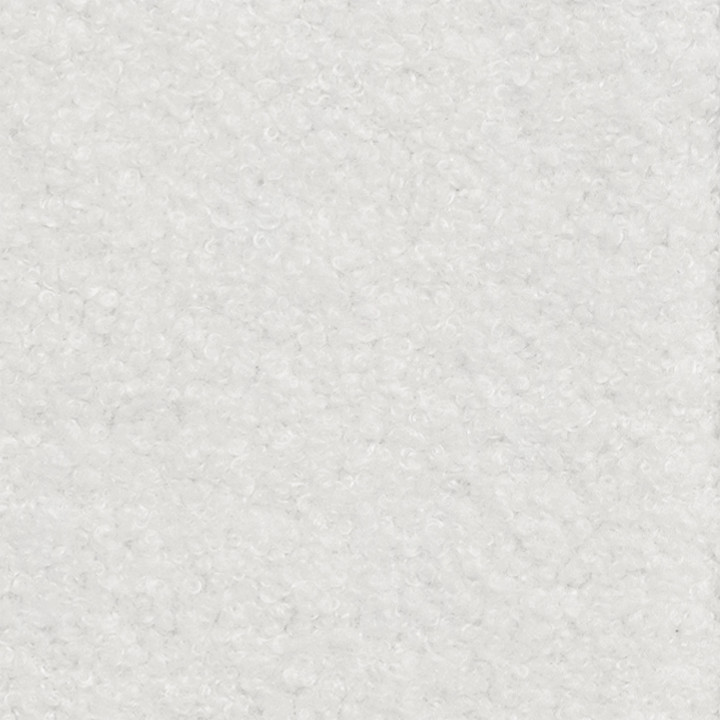 Set di 2 poltrone da tavolo bianche in tessuto bouclette - SHELIA | ID Market