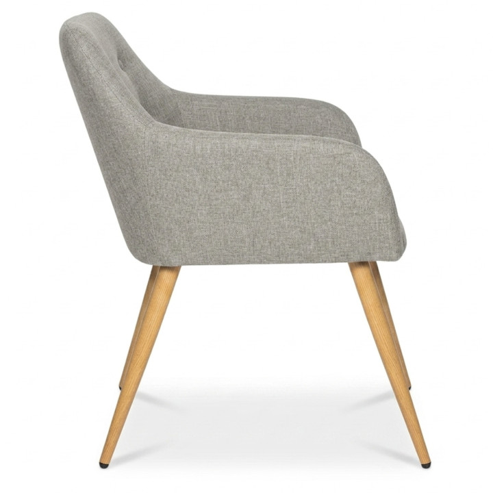 A buon mercato poltrone scandinave grigie - Set di 2 | ID Market