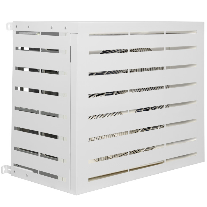 Coperchio per aria condizionata in metallo bianco 95 x 50 x 80 cm