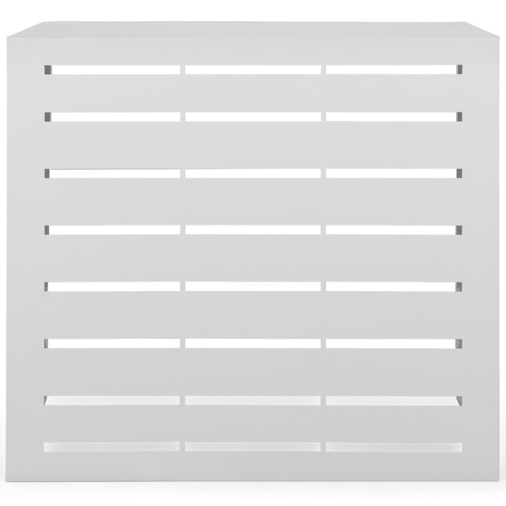 Coperchio per aria condizionata in metallo bianco 95 x 50 x 80 cm