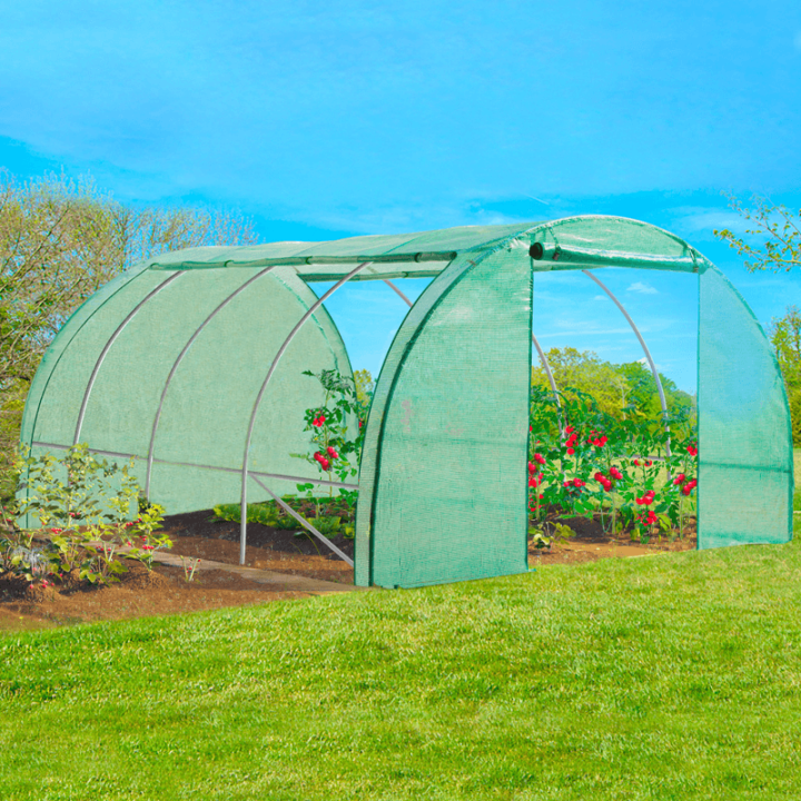 A buon mercato 12 m² verde giardino tunnel serra