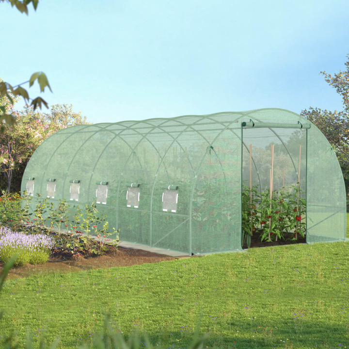 A buon mercato 18m2 giardino tunnel serra | ID Mercato