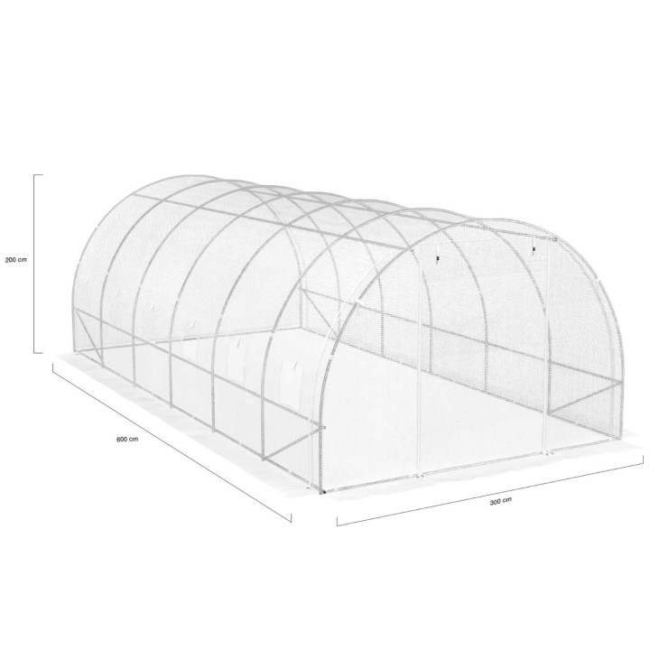 A buon mercato 18 m² bianco telone giardino tunnel serra | ID mercato