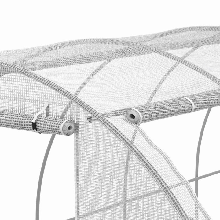 A buon mercato 18 m² bianco telone giardino tunnel serra | ID mercato