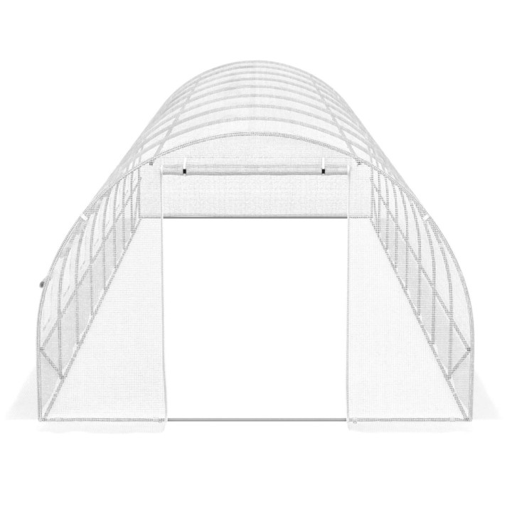 Serra a tunnel bianca economica 24m²