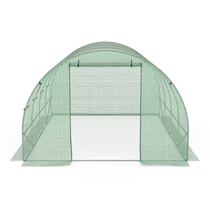 Copertura di ricambio per serra 4x3m verde 12m2