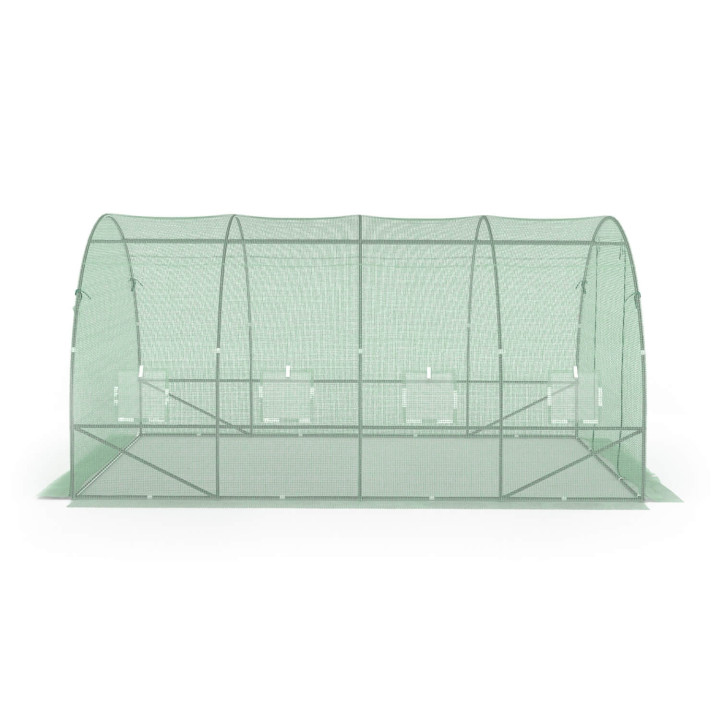Copertura di ricambio per serra 4x3m verde 12m2