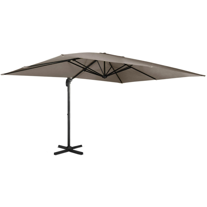Ombrellone rettangolare 3x4m taupe - CALVI
