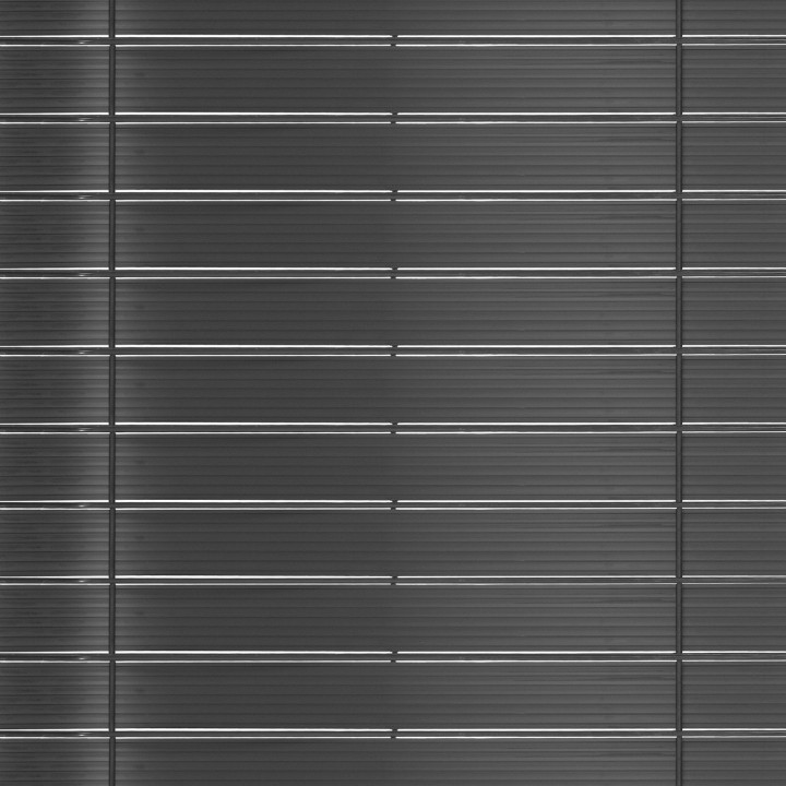 Kit de lamelles occultantes PVC grises L.60 m pour panneau grillagé