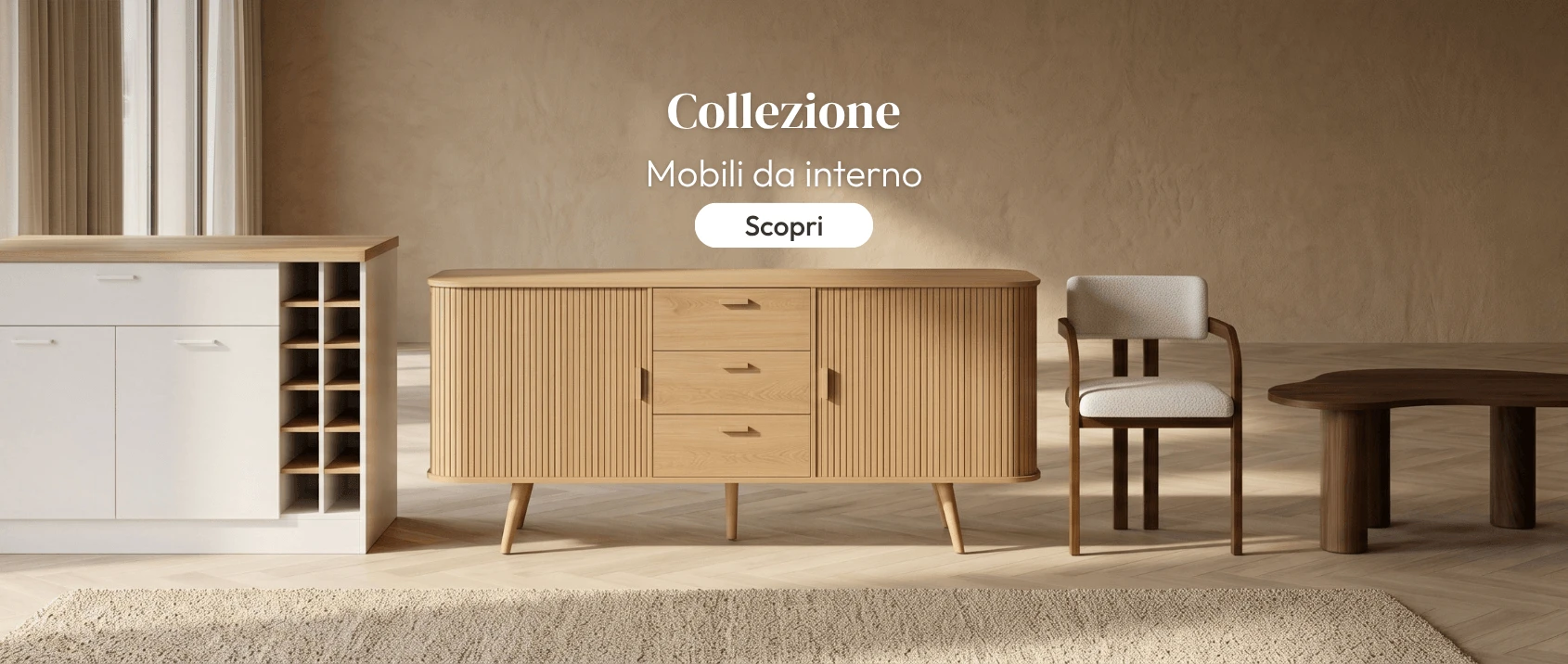 Nuove collezioni di mobili per interni