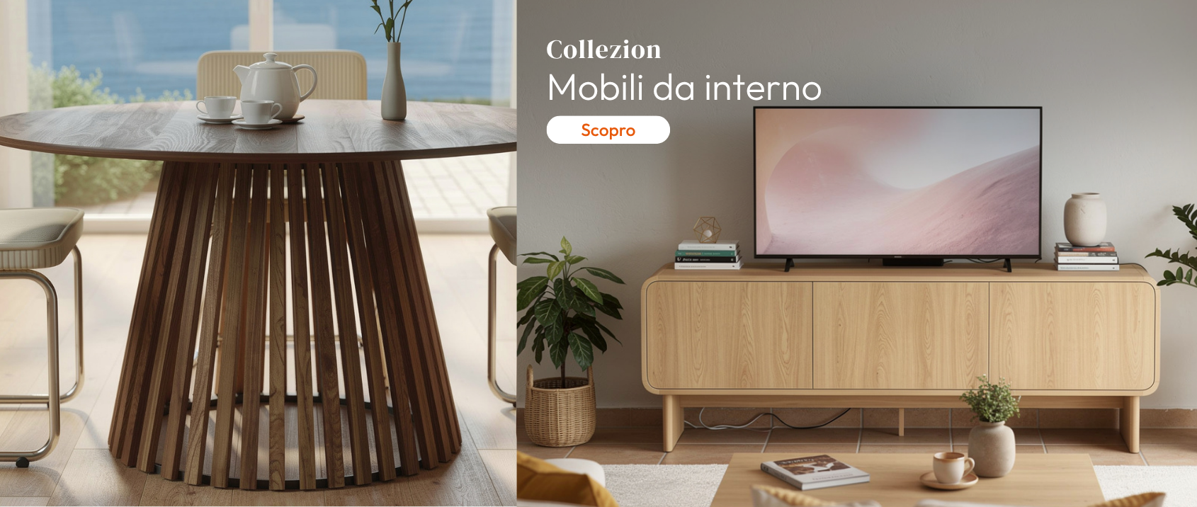 Nuove collezioni di mobili per interni
