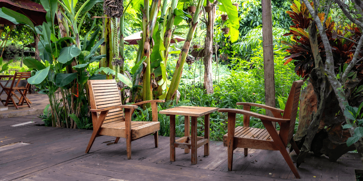Dove sistemare i mobili da giardino?