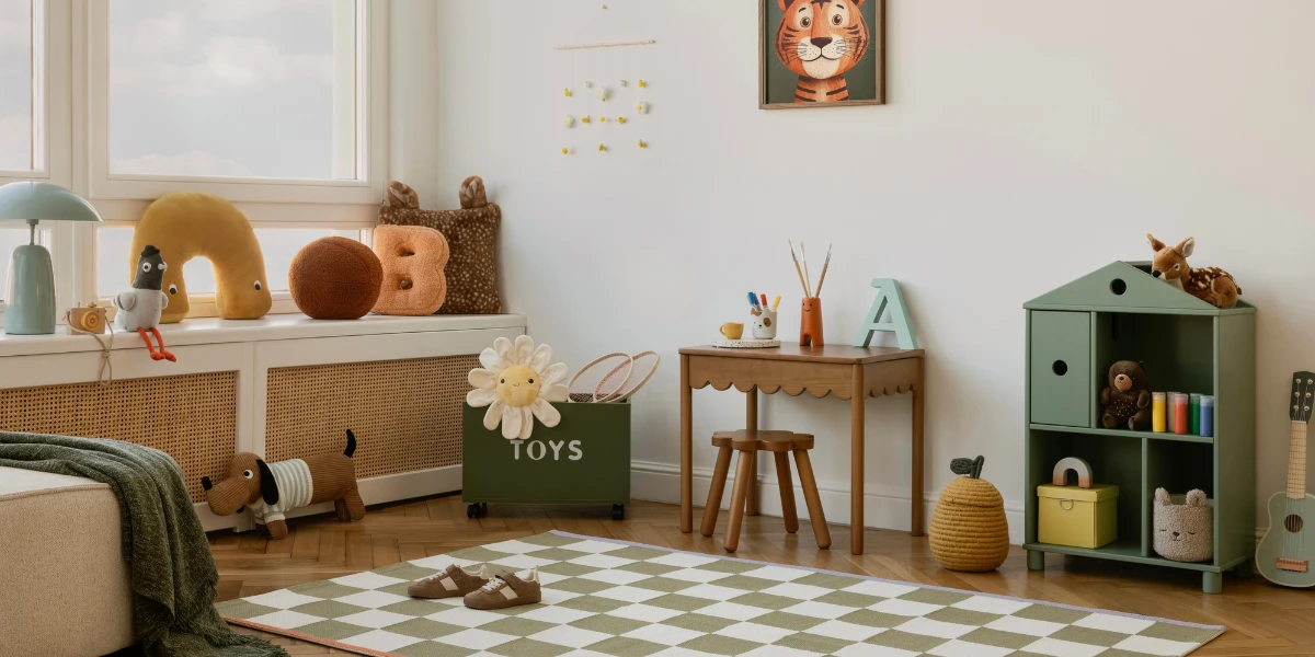 Come ottimizzare la disposizione della cameretta di un bambino?